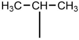 <strong>The alkyl group shown below, where the open bond shows where it attaches to a larger carbon chain, is named </strong> A)propyl B)propide C)propanium D)isopropyl E)propanyl