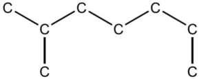 <strong>In the IUPAC system of nomenclature, the alkane hydrocarbon whose skeleton is shown below, is regarded as a derivative of </strong> A)butane. B)hexane. C)heptane. D)octane. E)pentane.