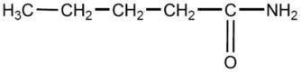 <strong>The compound below is named </strong> A)pentanamine. B)pentamine. C)1-pentanamide. D)pentanamide. E)pentaketoneamine.