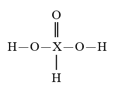 <strong>Given that X is the same atom for each of the following, which is the strongest oxyacid?</strong> A) B) C) D) E)