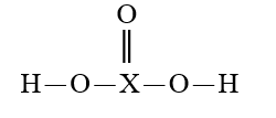 <strong>Given that X is the same atom for each of the following, which is the weakest oxoacid?</strong> A) B) C) D) E)