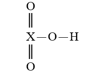 <strong>Given that X is the same atom for each of the following, which is the strongest oxoacid?</strong> A) B) C) D) E)