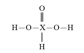 <strong>Given that X is the same atom for each of the following, which is the strongest oxoacid?</strong> A) B) C) D) E)