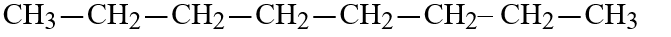 <strong>Wax is a solid mixture of hydrocarbon compounds consisting of molecules with long chains of carbon atoms. Which solvent would you expect to be most capable of dissolving wax?</strong> A) B) C) D) E)