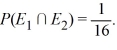 Find the probability of either or occurring if P( ) = and and and are not mutually exclusive and