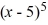 <strong>Expand using the binomial theorem.</strong> A) B) C) D)