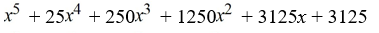 <strong>Expand using the binomial theorem.</strong> A) B) C) D)