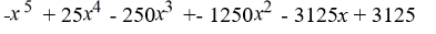 <strong>Expand using the binomial theorem.</strong> A) B) C) D)