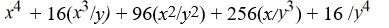 <strong>Expand <sup> </sup>using the binomial theorem.</strong> A) B) C) D)