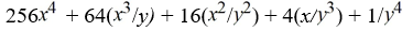 <strong>Expand <sup> </sup>using the binomial theorem.</strong> A) B) C) D)
