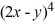 <strong>Expand using Pascal's Triangle.</strong> A) B) C) D)