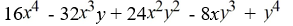 <strong>Expand using Pascal's Triangle.</strong> A) B) C) D)