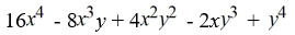 <strong>Expand using Pascal's Triangle.</strong> A) B) C) D)