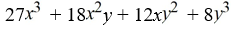 <strong>Expand using Pascal's Triangle.</strong> A) B) C) D)