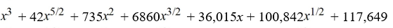<strong>Expand the expression using the binomial theorem. </strong> A) B) C) D)