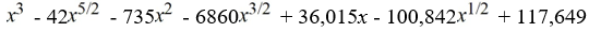 <strong>Expand the expression using the binomial theorem. </strong> A) B) C) D)