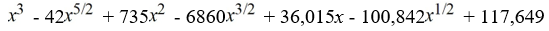 <strong>Expand the expression using the binomial theorem. </strong> A) B) C) D)