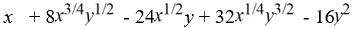 <strong>Expand the expression using the binomial theorem. </strong> A) B) C) D)