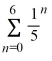 Find the sum of the finite geometric series . Round the answer to 3 decimal places if necessary.