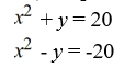 Graph each equation and find the point(s) of intersection.