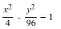 <strong>Find the standard form of the equation of the hyperbola with foci (-10, 0) and and vertices (-2, 0) and (2, 0).</strong> A) B) C) D)