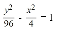 <strong>Find the standard form of the equation of the hyperbola with foci (-10, 0) and and vertices (-2, 0) and (2, 0).</strong> A) B) C) D)