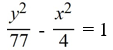 <strong>Find the standard form of the equation of the hyperbola with foci (0, -9) and (0, 9), and vertices (0, 2) and (0, -2).</strong> A) B) C) D)