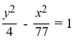 <strong>Find the standard form of the equation of the hyperbola with foci (0, -9) and (0, 9), and vertices (0, 2) and (0, -2).</strong> A) B) C) D)