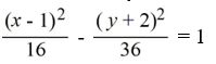 <strong>Find the standard form of the hyperbola with the following equation.4 - 6 - 8x - 24y = 44</strong> A) B) C) D)