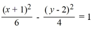 <strong>Find the standard form of the hyperbola with the following equation.4 - 6 - 8x - 24y = 44</strong> A) B) C) D)