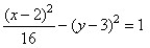 Graph the hyperbola.  