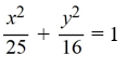<strong>Find the standard form of the equation of an ellipse with foci (-3, 0) and and vertices and </strong> A) B) C) D)