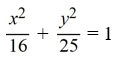 <strong>Find the standard form of the equation of an ellipse with foci (-3, 0) and and vertices and </strong> A) B) C) D)