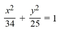 <strong>Find the standard form of the equation of an ellipse with foci (-3, 0) and and vertices and </strong> A) B) C) D)