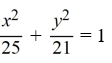 <strong>Find the standard form of the equation of an ellipse with foci (-2, 0) and and vertices and </strong> A) B) C) D)