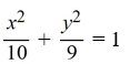 <strong>Find the standard form of the equation of an ellipse with foci (0, -1) and and vertices and </strong> A) B) C) D)