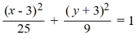 <strong>Find the standard form of the ellipse with the following equation. </strong> A) B) C) D)
