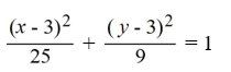 <strong>Find the standard form of the ellipse with the following equation. </strong> A) B) C) D)