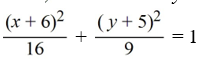 <strong>Find the standard form of the ellipse with the following equation. </strong> A) B) C) D)