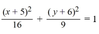 <strong>Find the standard form of the ellipse with the following equation. </strong> A) B) C) D)
