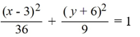 <strong>Find the standard form of the ellipse with the following equation. </strong> A) B) C) D)