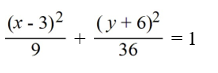 <strong>Find the standard form of the ellipse with the following equation. </strong> A) B) C) D)