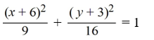 <strong>Find the standard form of the ellipse with the following equation. </strong> A) B) C) D)