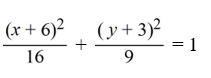 <strong>Find the standard form of the ellipse with the following equation. </strong> A) B) C) D)