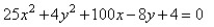 Graph the ellipse.  