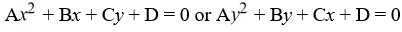 Find an equation of the form for the parabola with focus (10, -8) and directrix y = 8.