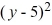 Find the length of the latus rectum of the parabola with equation = -8(x - 7).