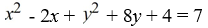 Identify the conic section given by the following equation as a parabola, ellipse, circle, or hyperbola. Select the choice that best describes the graph of the equation.