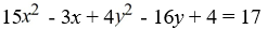 Identify the conic section given by the following equation as a parabola, ellipse, circle, or hyperbola.  
