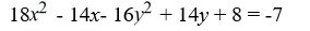 Identify the conic section given by the following equation as a parabola, ellipse, circle, or hyperbola.
